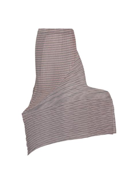 ISSEY MIYAKE Striped Machine Pleat Skirt
