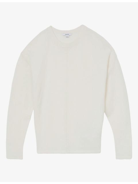 REISS Colette Reverse-Seam Wool-Blend Jumper