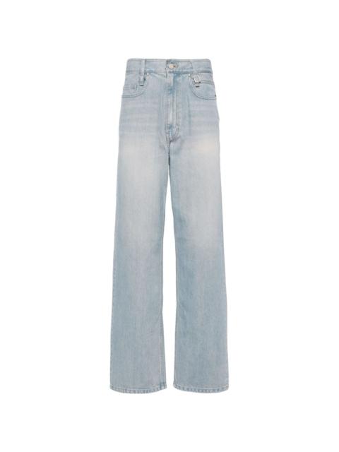 Wooyoungmi logo-plaque mid-rise jeans