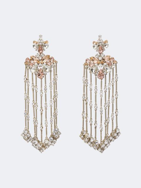 rabanne Crystal-embellished drop earrings
