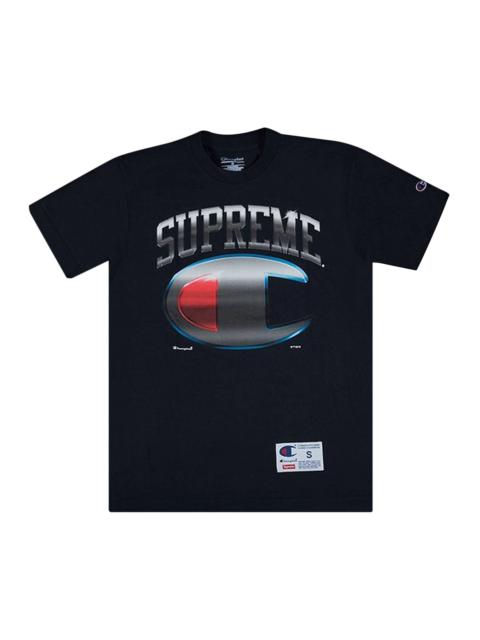 Supreme Champion Chrome Short-Sleeve Top 'Navy'