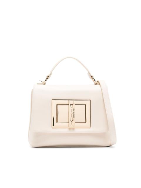 debossed-logo tote bag