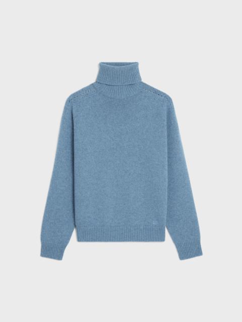 CELINE turtleneck sweater in seamless cashmere