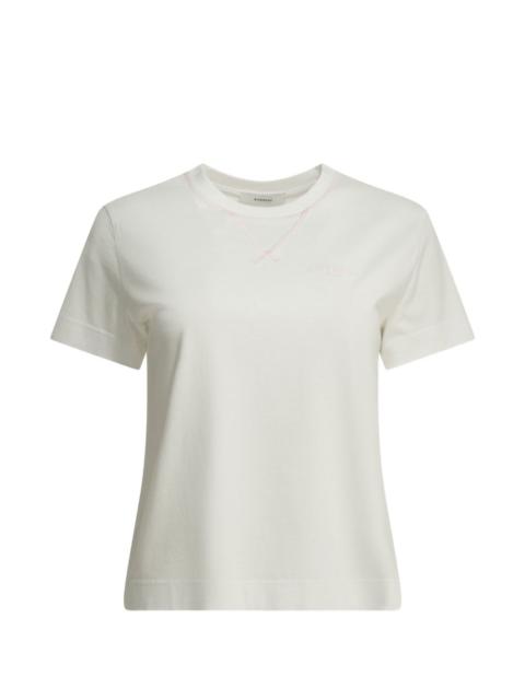 Givenchy logo-embroidered V-stitch T-shirt