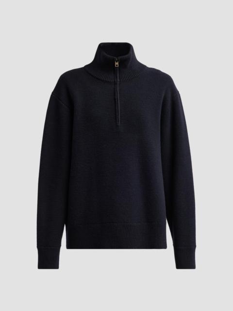 NILI LOTAN Women's Axel Wool Vareuse Sweater - Dark Navy
