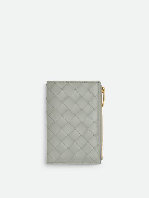 Medium Intrecciato Bi-Fold Zip Wallet