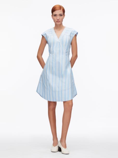 3.1 Phillip Lim Striped Cap Sleeve Knee-Length Dress