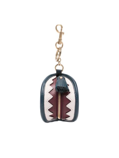 Anya Hindmarch shark-teeth ear pods pouch