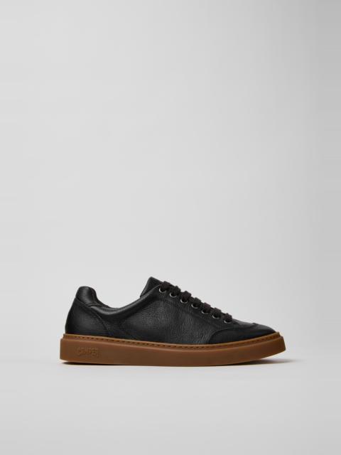 CAMPERLAB Black Leather Sneakers for Men.