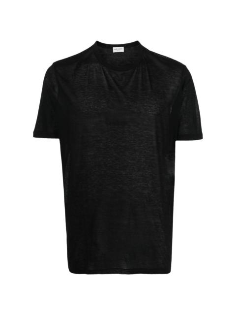 mÃ©lange-effect short-sleeves T-shirt