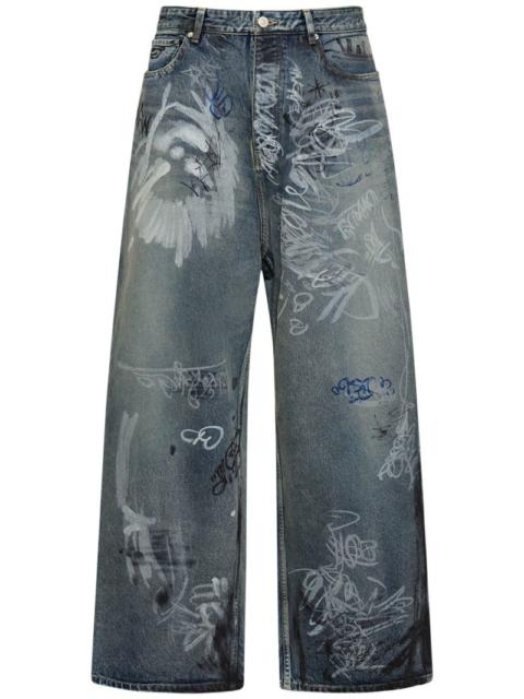 BALENCIAGA Baggy cotton jeans