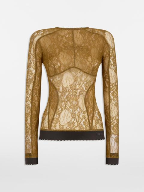 THE ATTICO OLIVE TOP
