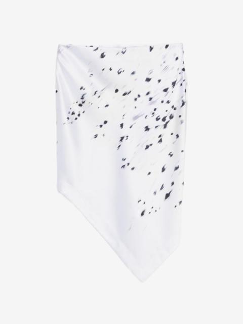 IRO print midi skirt