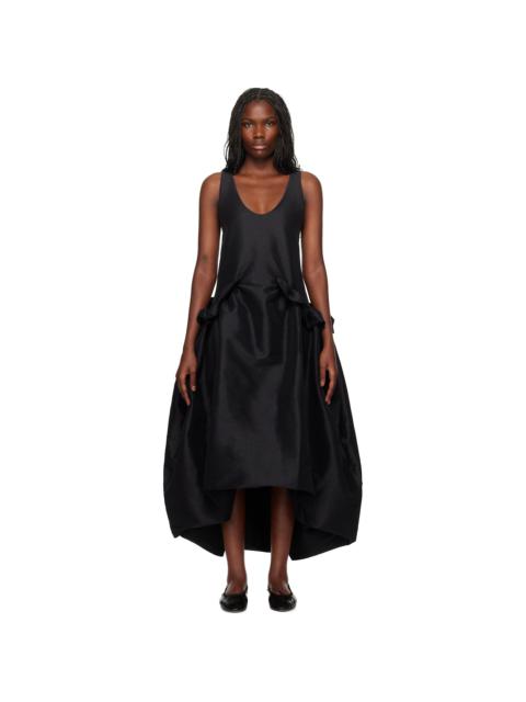 KIKA VARGAS SSENSE Exclusive Black Ramya Midi Dress