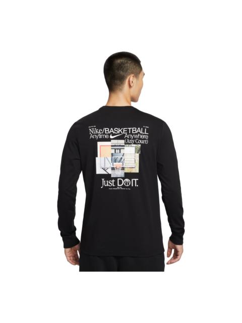Nike Nike Basketball Long-Sleeve Shirt 'Just Do It Anytime' HV1771-010