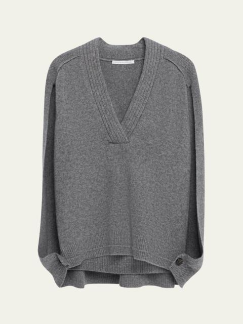 6397 Wool and Cashmere Cocoon Cape