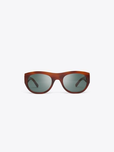 TORY BURCH Eleanor Oval Sunglasses