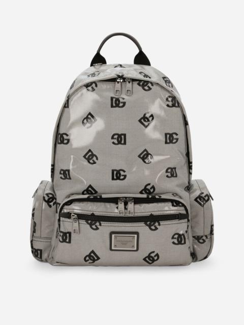 Dolce & Gabbana Coated fabric backpack with logo