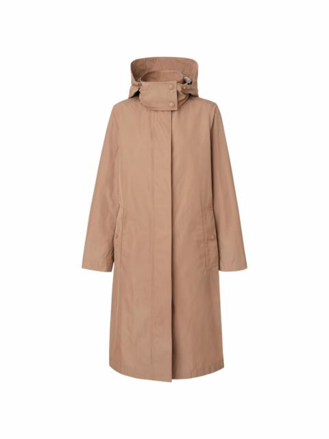 Burberry detachable hood car coat