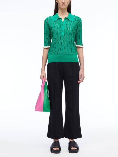 3.1 Phillip Lim Art Nouveau Jacquard Polo Shirt
