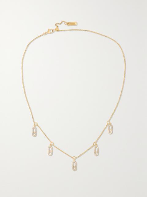 MESSIKA Move Uno Tassel 18-karat gold diamond necklace Gold