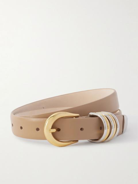 DÉHANCHE Hollyhock leather belt Tan