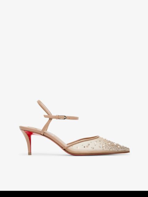 Christian Louboutin Miss Z 60 Riviera Beige Strass Pumps