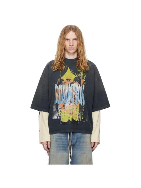 RRR123 Black 'Forgive Me' Vintage T-shirt