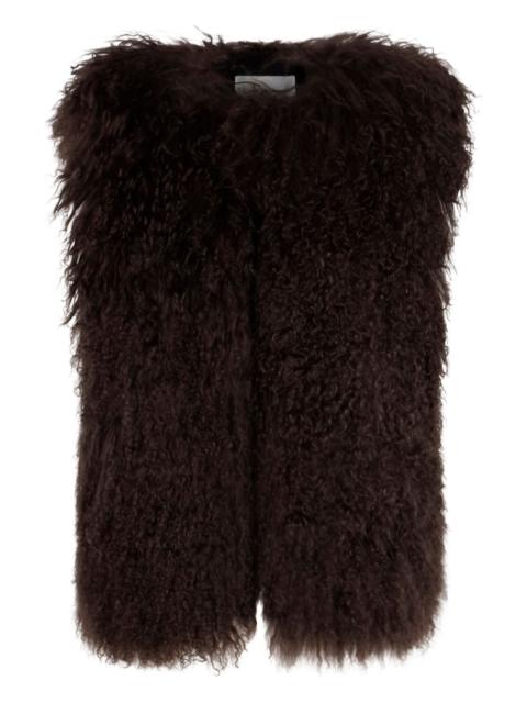 Yves Salomon long-hair fur gilet
