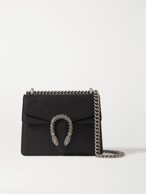 GUCCI + NET SUSTAIN Dionysus mini textured-leather shoulder bag