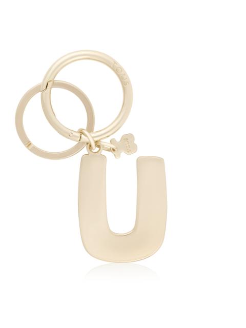 TOUS Touscedario Letter U Key ring