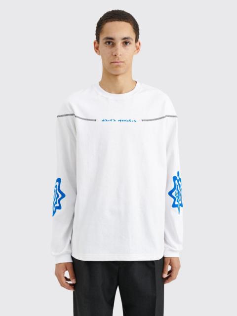 Asics Novalis Bixance Longsleeve T-Shirt Optic White / Obsidian 