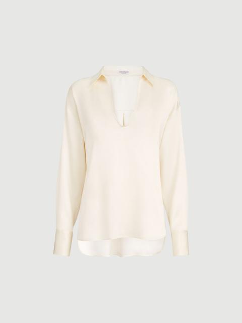 Brunello Cucinelli Silk satin blouse