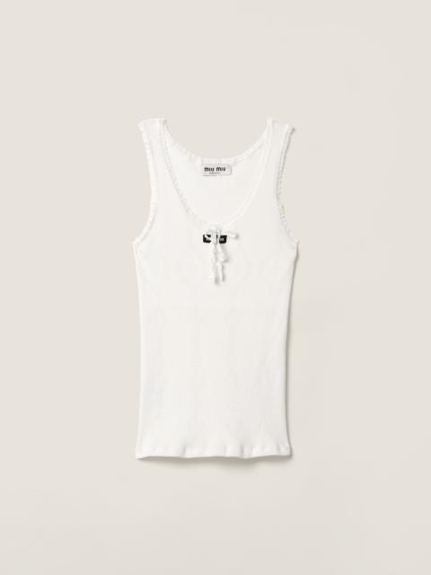 Miu Miu Cotton top