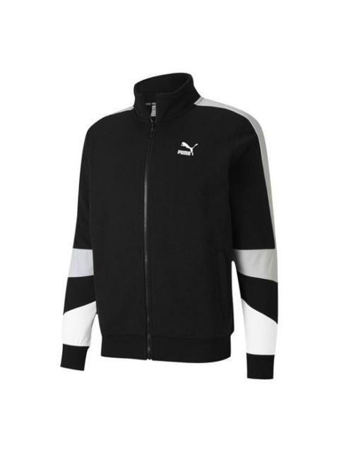 PUMA PUMA Unisex Tfs Track Top Ft Stand-up Collar Jacket Black 599347-01