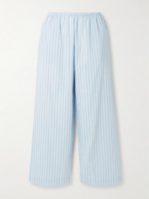 DEIJI STUDIOS Ease Striped Organic Cotton-poplin Pajama Pants