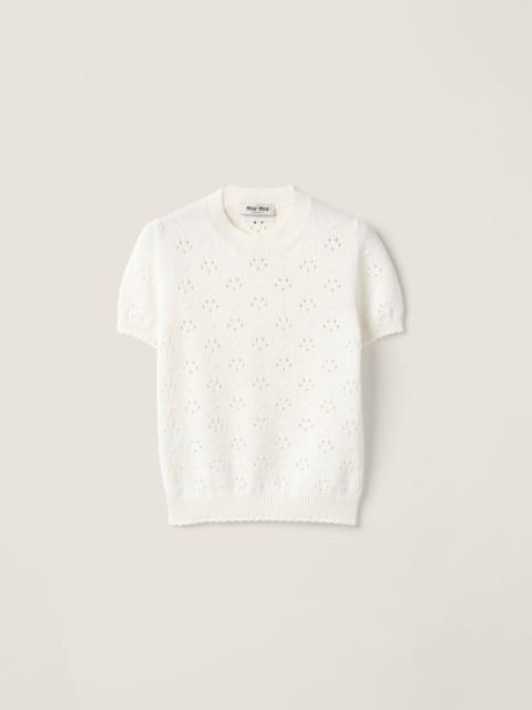 Miu Miu Cotton crew-neck sweater