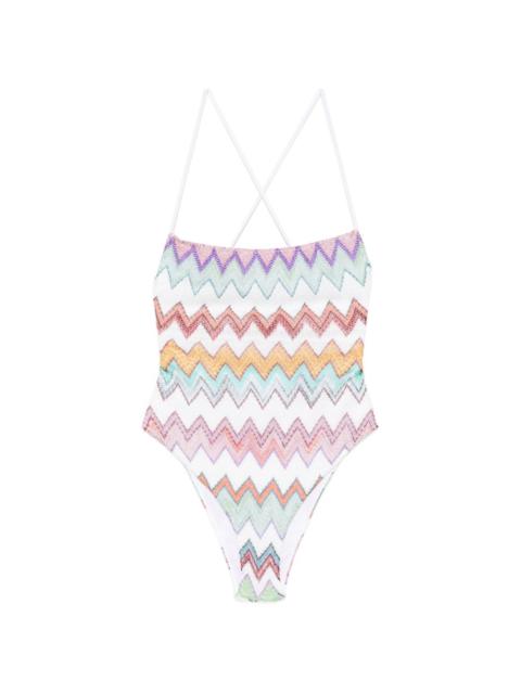 Missoni chevron-pattern swimsuit