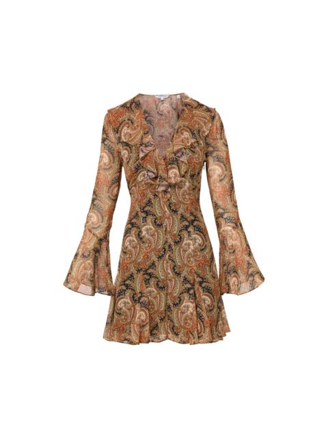 VERONICA BEARD ADRIENNE SILK MINI DRESS