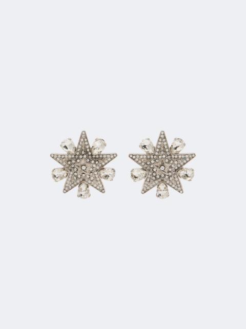 Dolce & Gabbana Starburst embellished clip-on earrings