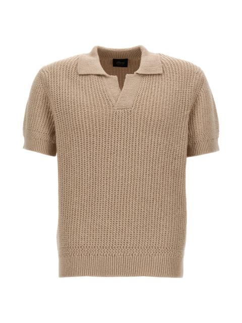 Brioni Knitted polo shirt