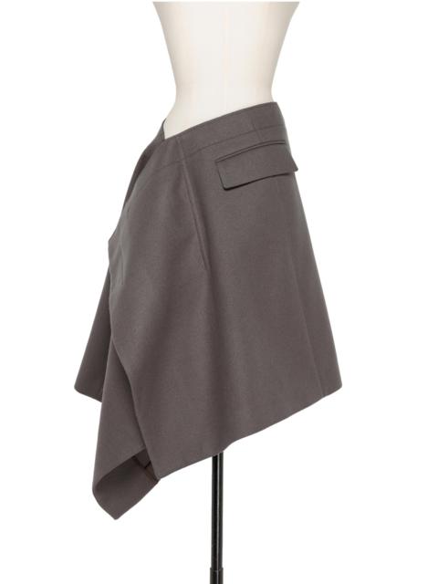 sacai Wool Melton Skirt