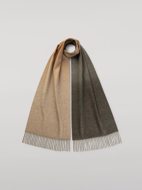 Johnstons of Elgin Umbra Ombré Brown Cashmere Scarf