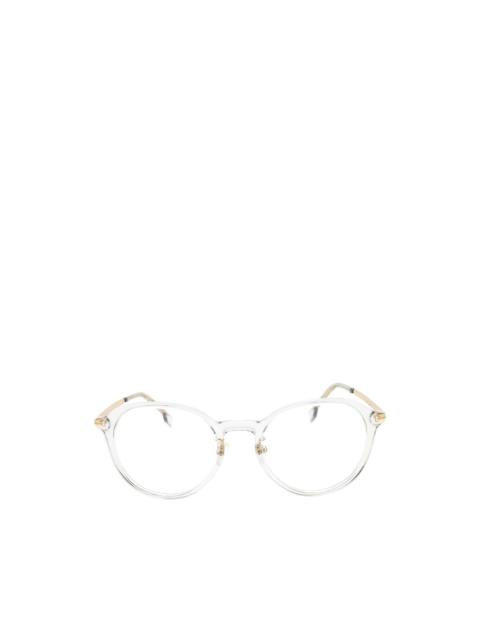 BOSS round-frame glasses