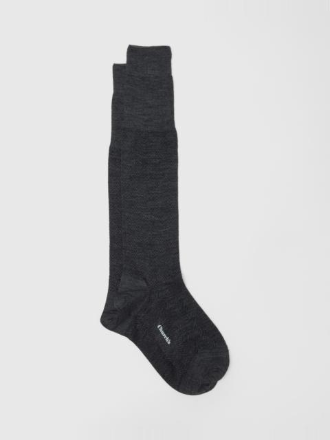 Church's Herringbone Wool Long Socks