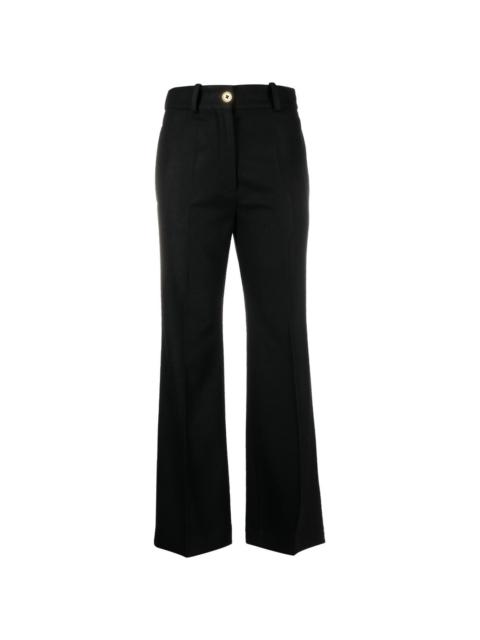 PATOU high-waisted flared trousers