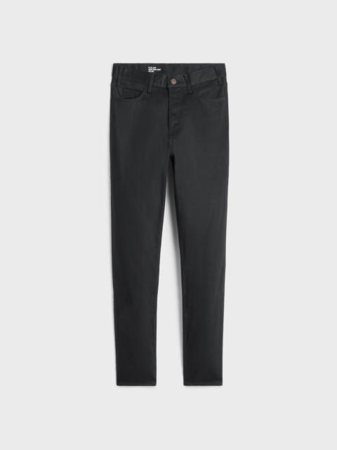 CELINE TESS JEANS IN PURE BLACK WASH DENIM