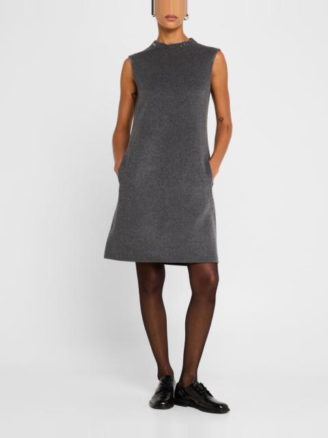 Daria Studded Virgin Wool Dress