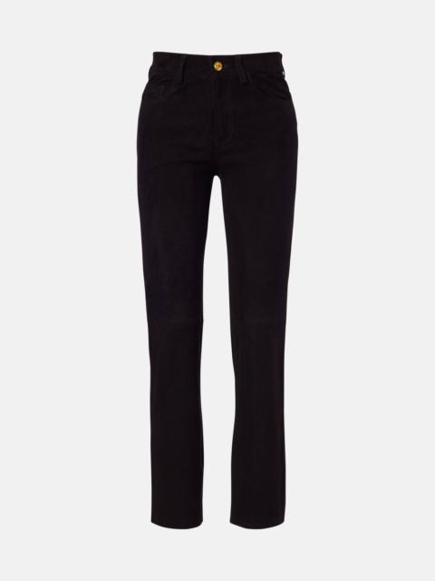 BLAZÉ MILANO Viva Paso suede straight pants