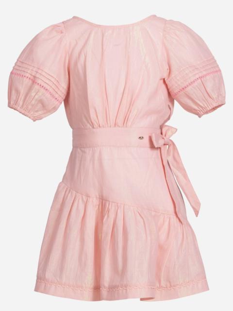 Poupette St Barth Mini Dress Chantal for girls - Pink